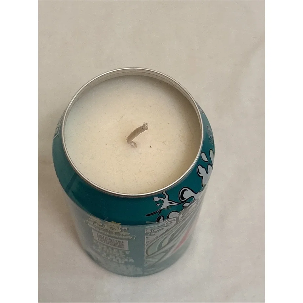 Mountain Dew Baja Blast Soda Pop Can Soy Wax Candle 9oz Scented Decorative